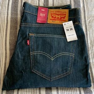 NWT Men’s Levi’s Jeans 511 Slim Stretch 36x30